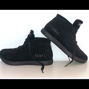 NoBull Black Suede Mid Trainer (Women’s) Size 6.5